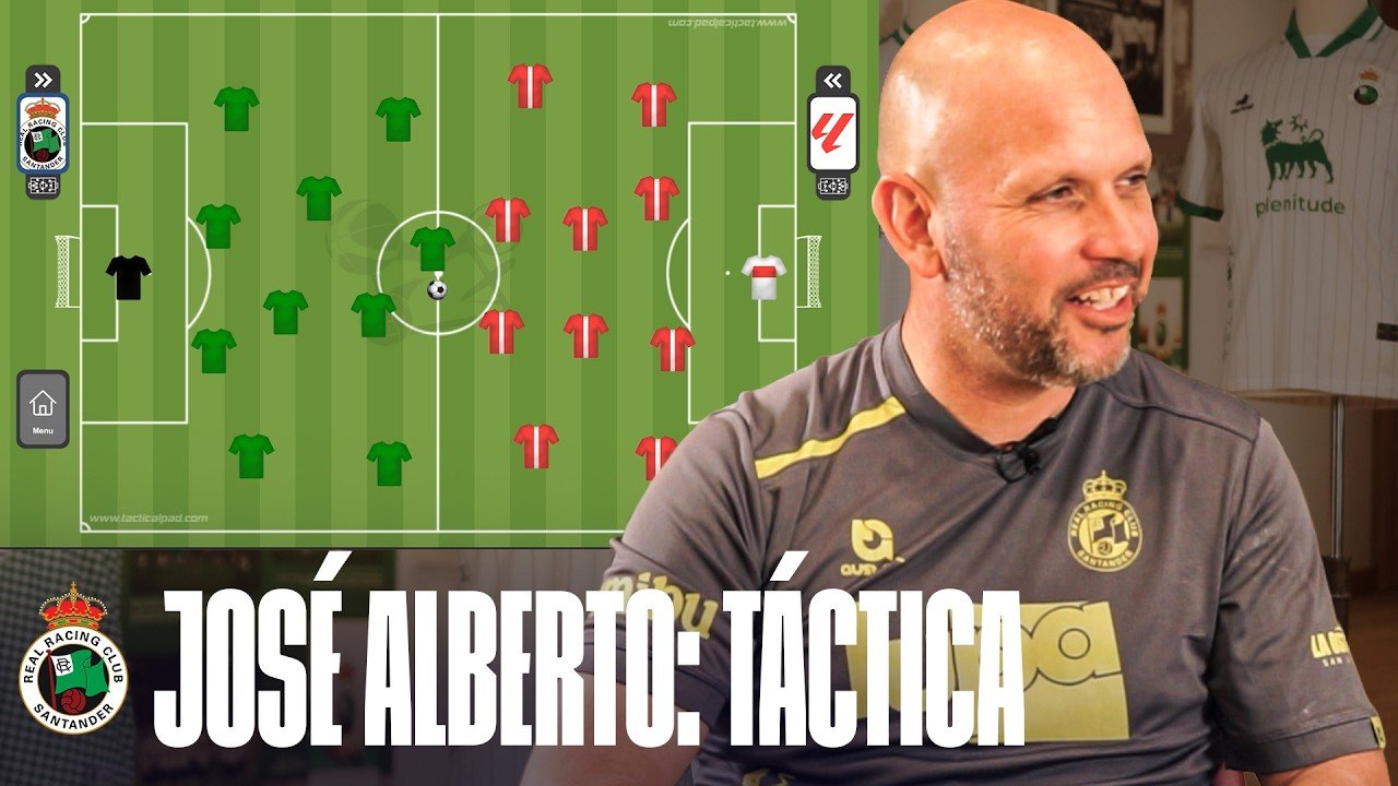 La PIZARRA de JOSÉ ALBERTO en el Real Racing Club