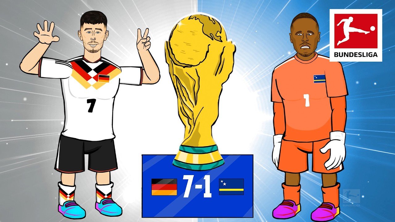 Goals GALORE 🔥 I Germany 7-1 Curaçao I Powered by 442oons