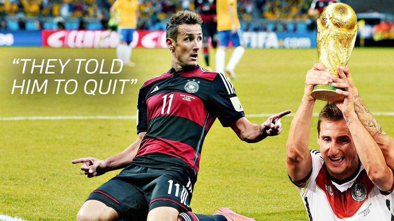 From Carpenter to World Cup Record Scorer - This is Miroslav Klose 🔨🌍🏆