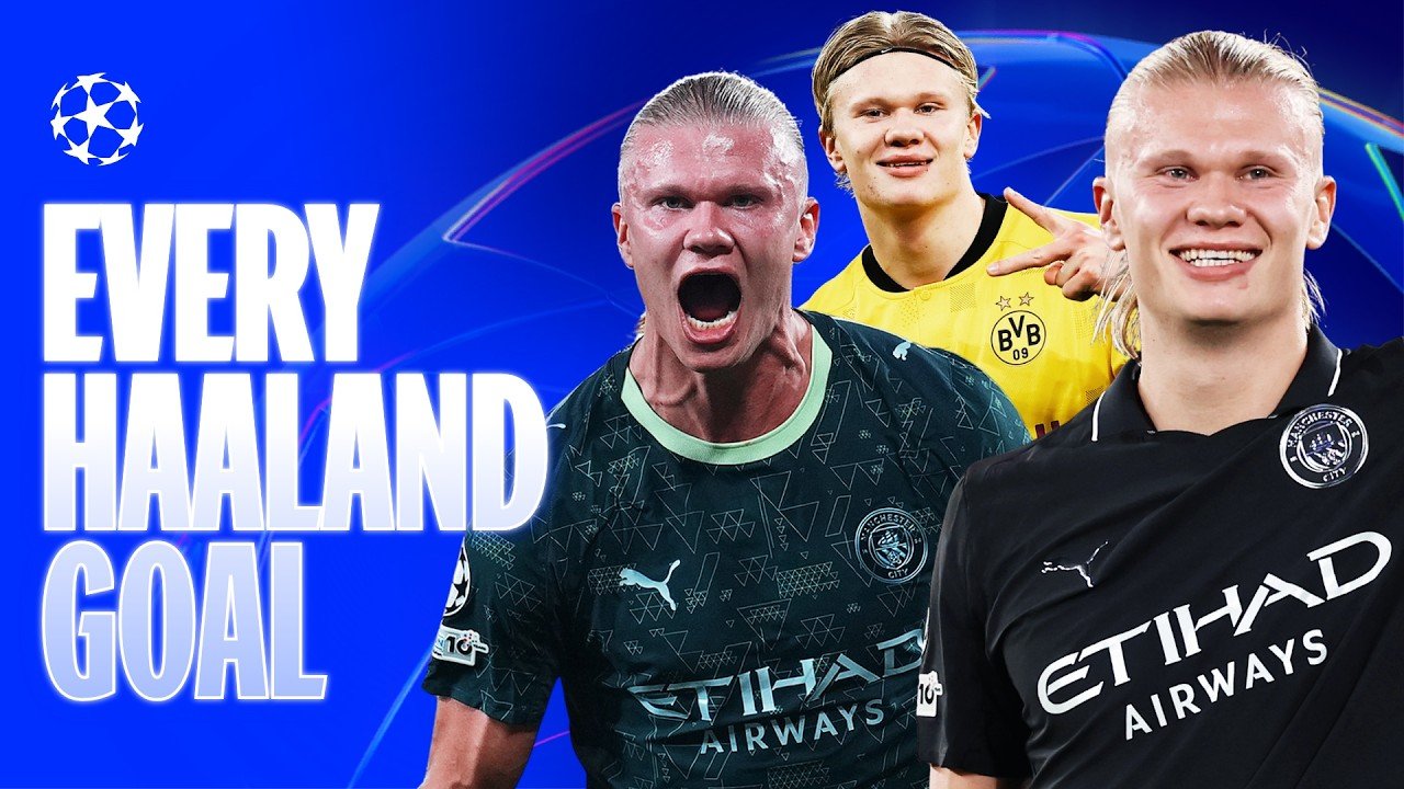 EVERY Erling Haaland Champions League Goal